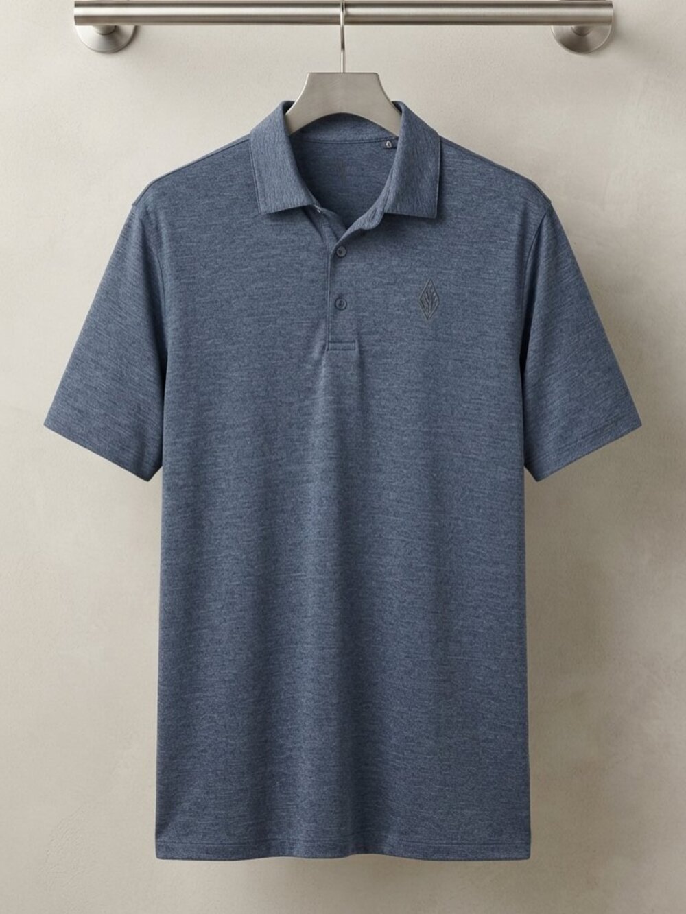 Skechers Performance GoDri Men’s Golf Polo Shirt Blue Gray Heather XL
